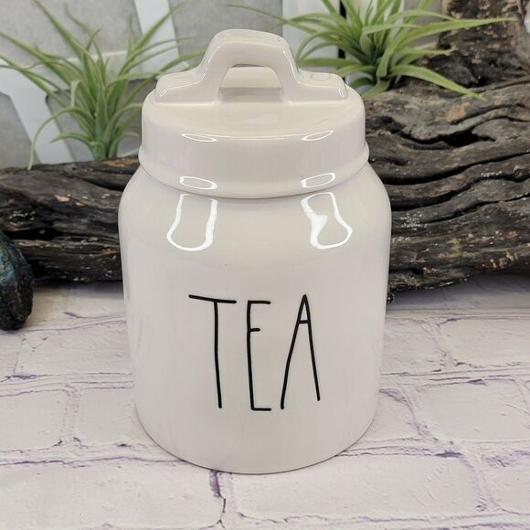 Rae Dunn TEA Ceramic Canister - Picture 1 of 9